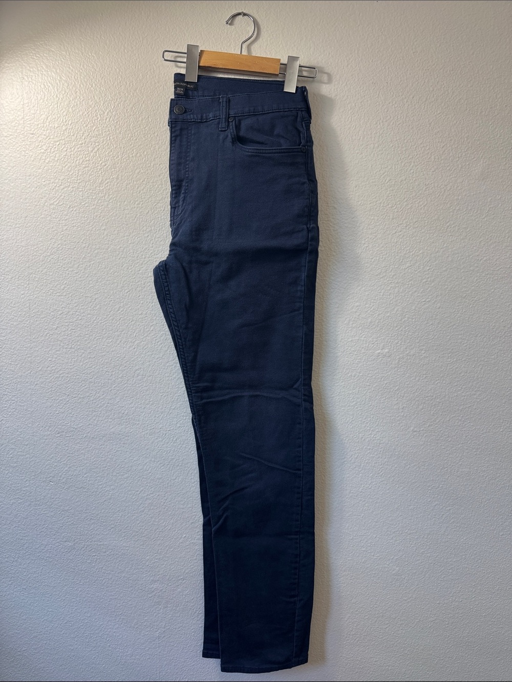 Banana Republic Men's Cotton Stretch Jeans in Deep Navy 36W 34L